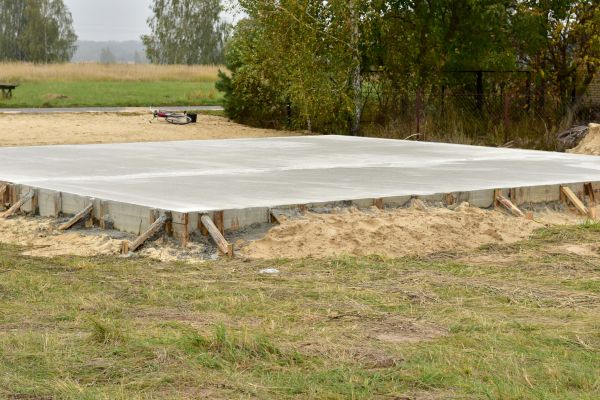 Concrete Base Installation in Palm Desert