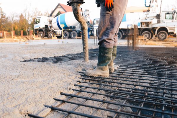 Poured Foundation Installation in Palm Desert
