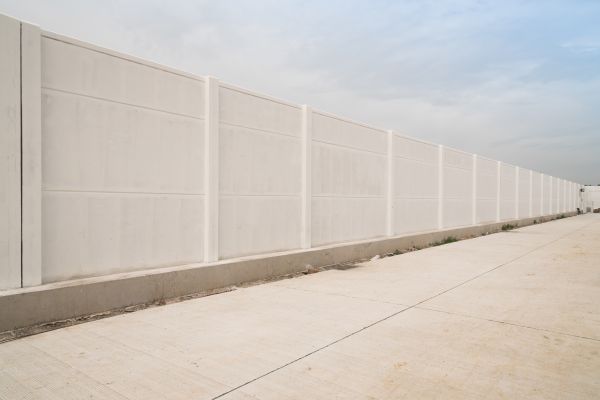 Concrete Fence Construction in Palm Desert