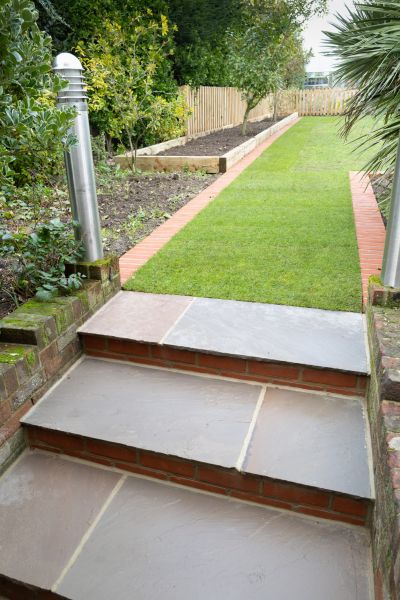 Backyard Steps Installation in Palm Desert