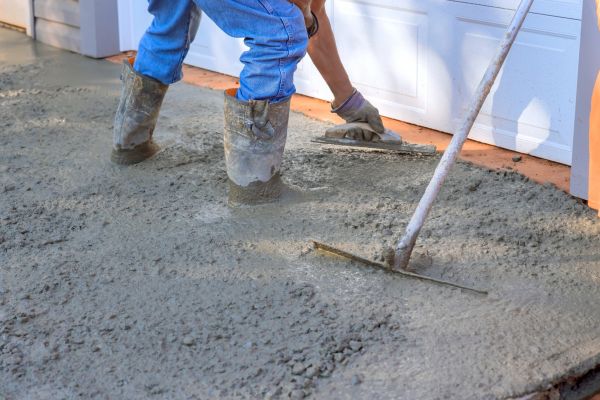 Driveway Slab Construction in Palm Desert