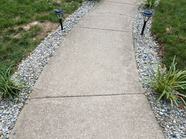 Cement Path Construction in Palm Desert