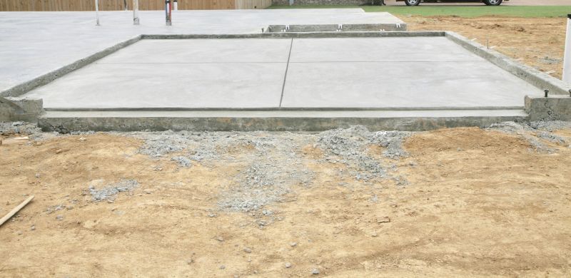 Backyard Slab Installation